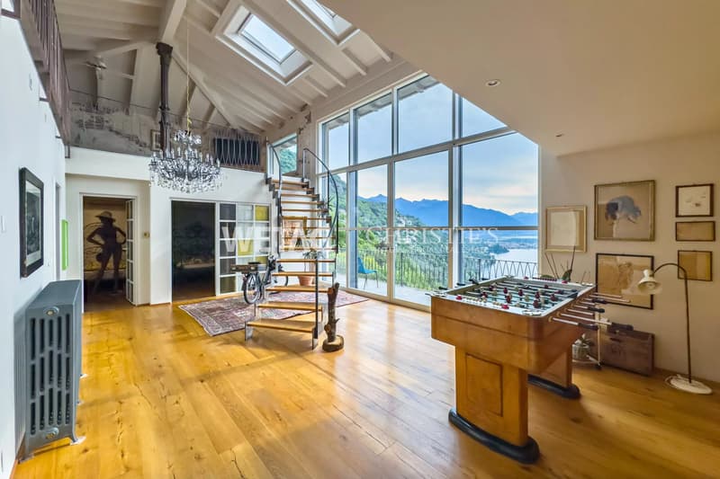 Moderne Villa im Loft-Stil mit Seeblick & Innenpool zum Verkauf in Ronco sopra Ascona (9)