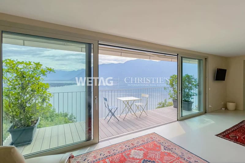 Moderne Villen mit lichtdurchfluteten Innenräumen & herrlichem Seeblick in Ronco sopra Ascona zum Verkauf (6)
