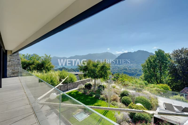 Sonnige Attikawohnung mit herrlicher Seesicht zum Verkauf in Lugano-Muzzano, mit privatem Garten & Pool auf dem Dach (11)