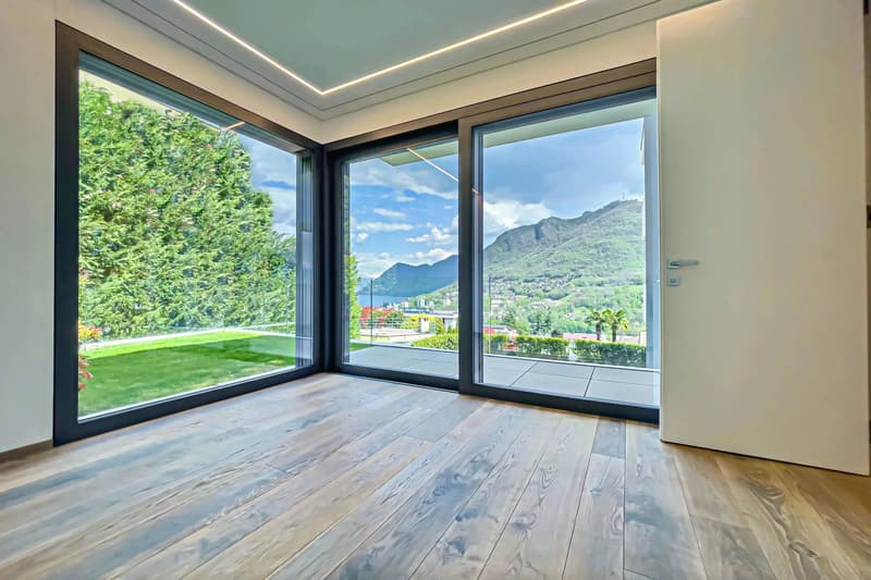 Montagnola: Moderne 5.5-Zimmer-Wohnung mit Privatgarten zu vermieten (8)