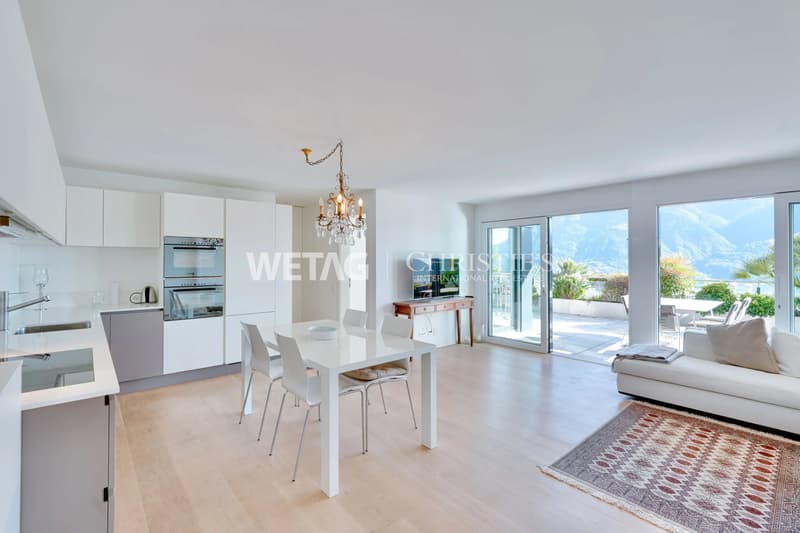 Moderne & komfortable Wohnung mit Panoramaterrasse & Seesicht in Minusio zu verkaufen (5)