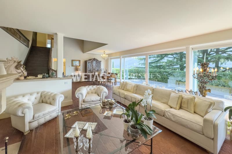 Mediterranes Flair am Luganersee: Elegante Villa mit Pool & Seeblick zu verkaufen, auch als Zweitwohnsitz möglich (5)