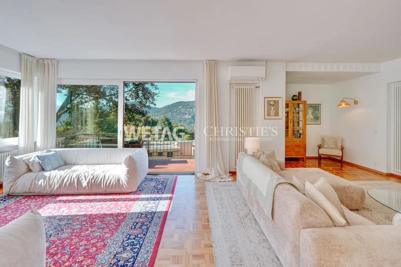 Einladende Villa mit Aussenpool & viel Privatsphäre in Lugano-Montagnola zu verkaufen ? Zweitwohnsitz möglich (8)