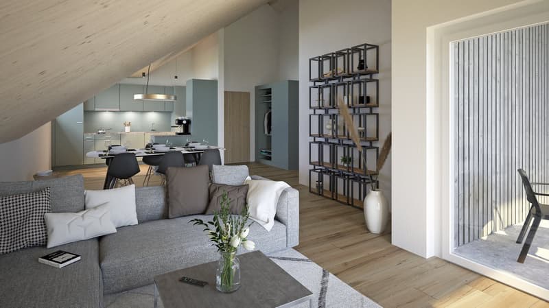 Diverse Neubau 3½-Zimmer-Dachwohnungen in Stüsslingen (2)