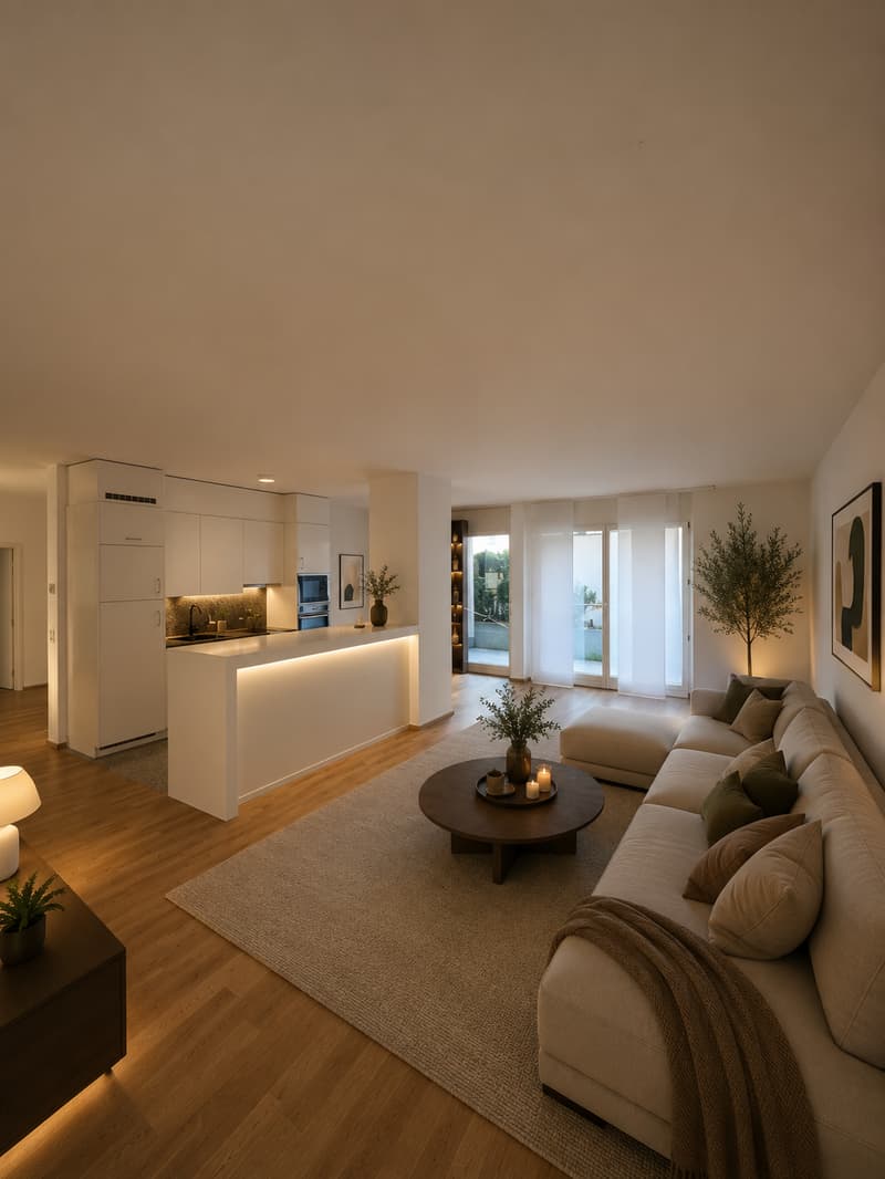 Wohnzimmer Möbliert