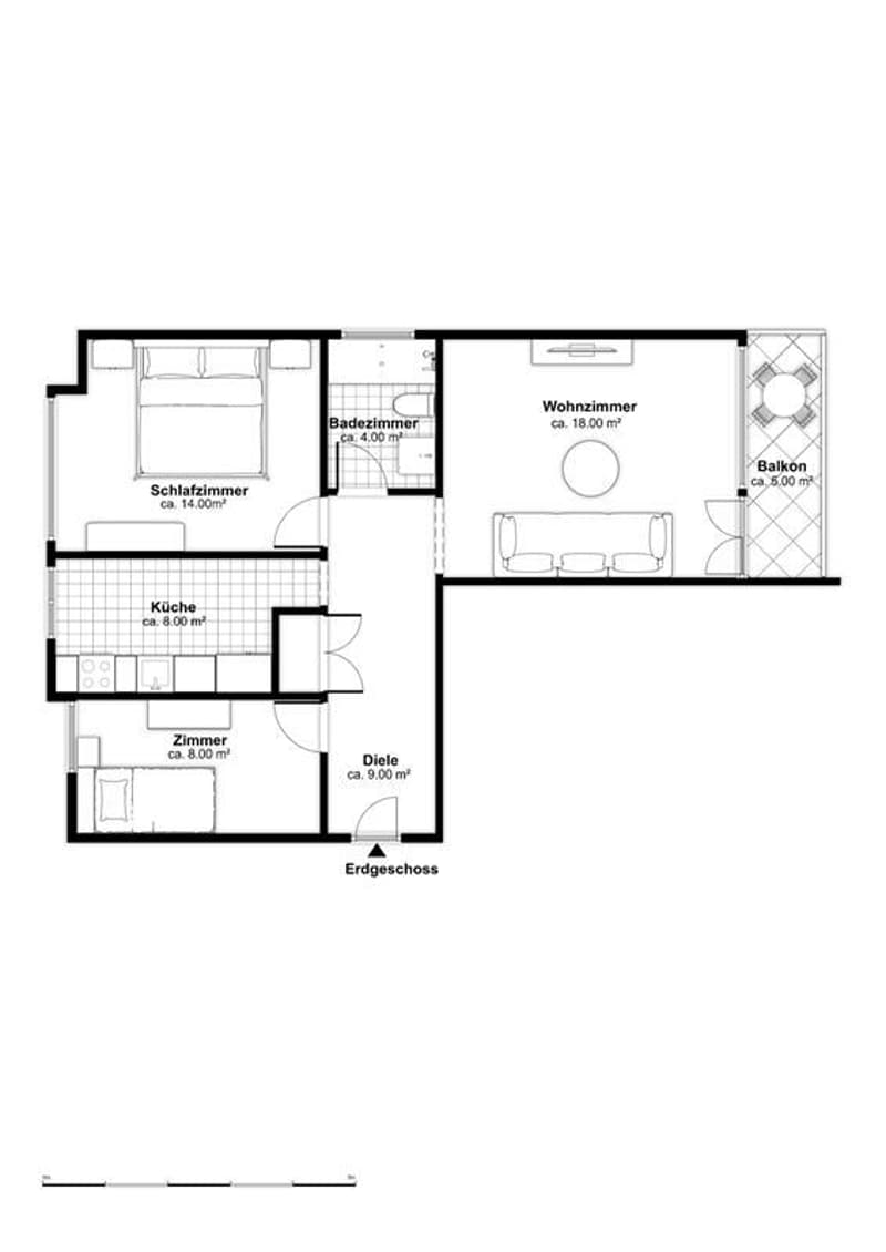 Grundrissplan