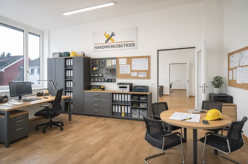 Uffici luminosi con charme ? Lavorare in una posizione tranquilla di prima scelta (11)