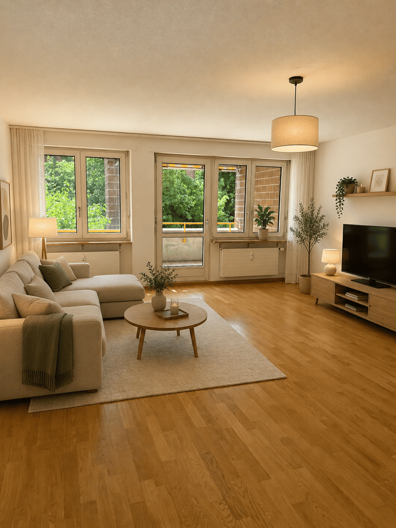 Bright apartment in the quiet Zollweiden quarter with balcony (2)