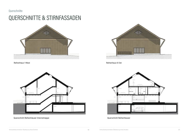 New construction project Areal Zinzikon - six spacious row houses (6)