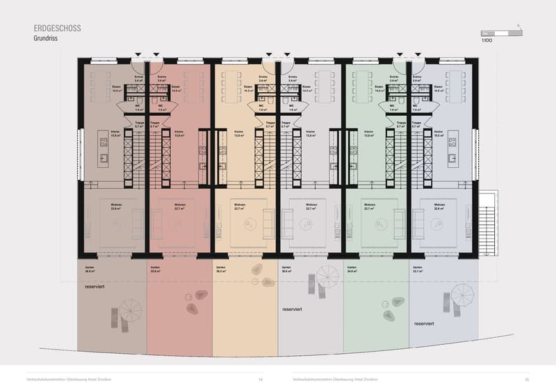 Entrance, living room, kitchen, 2 bedrooms, 2 bathrooms, balcony, garden