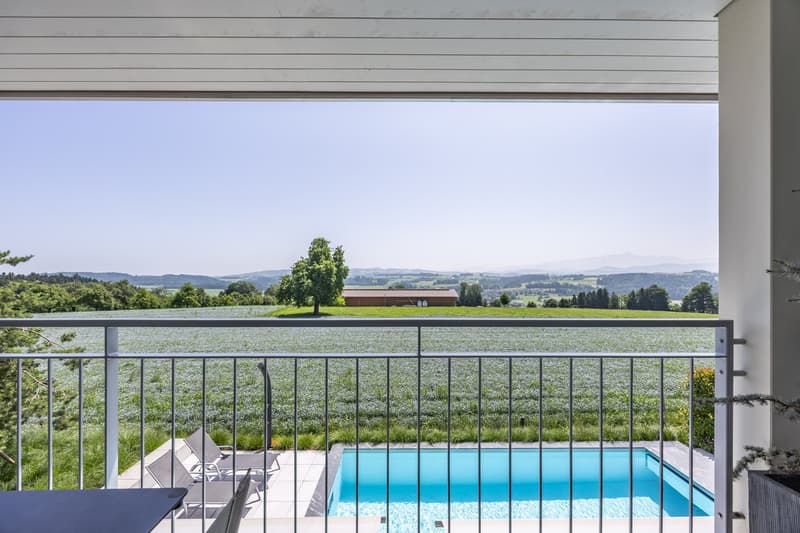 exklusives Einfamilienhaus mit Poolanlage an faszinierender Wohnlage mit Ausblick bis zum Säntis (7)