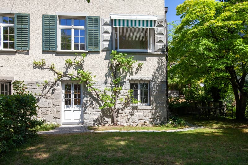 Erstvermietung: Repräsentative 3 ½-Zimmerwohnung mit eigenem Garten in historischer Zürichbergvilla (9)