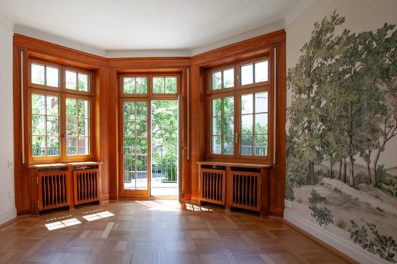 Erstvermietung: Repräsentative 4 ½-Zimmerwohnung mit eigenem Garten in historischer Zürichbergvilla (11)