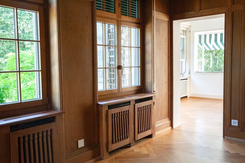 Erstvermietung: Repräsentative 4 ½-Zimmerwohnung mit eigenem Garten in historischer Zürichbergvilla (6)