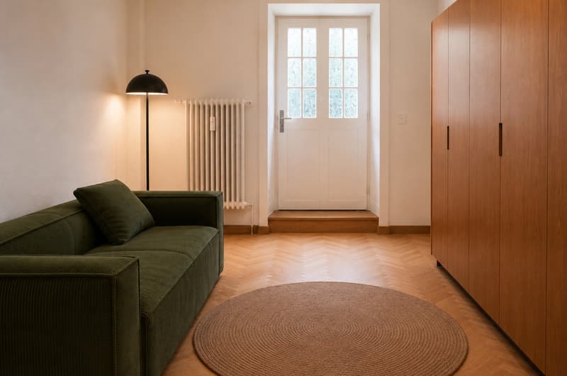 Stilvoll möblierte 2.5-Zimmer-Wohnung mit privatem Garten (7)