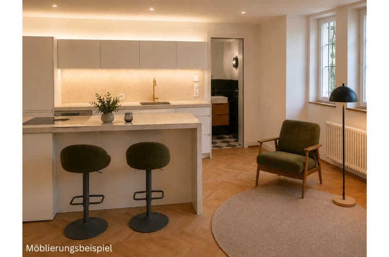 Stilvolle 2.5-Zimmer-Wohnung mit privatem Garten (11)