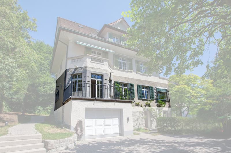 Stilvolles Wohnen mit privatem Garten am Zürichberg (1)