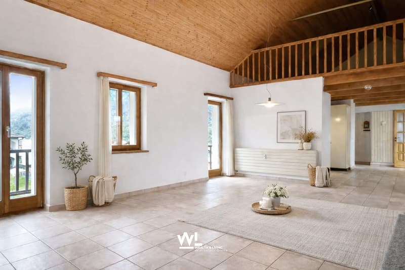 6-Zi.-Attika-Duplex mit Garten, Lift und Dachboden in Losone - hell und grosszügig (3)
