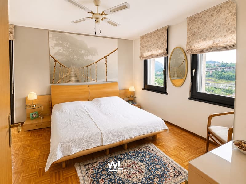 Spacious 5.5-room single-family house with a far-reaching view, terraces, and garden for sale in Vacallo (7)