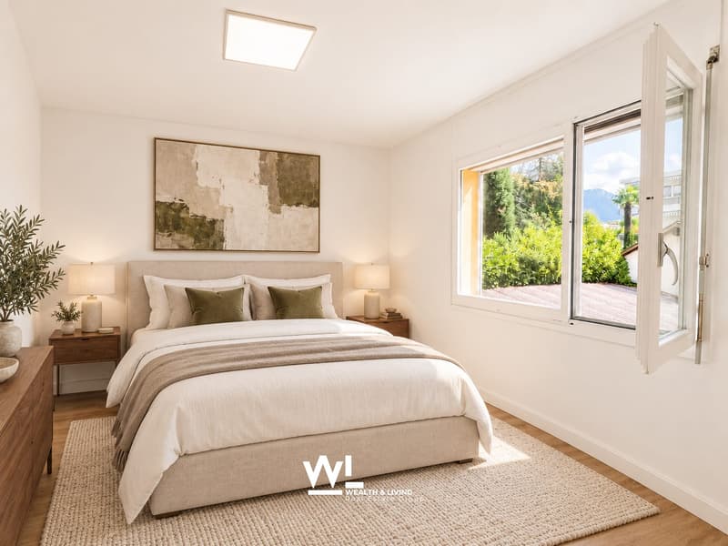 3.5-Zi-Wohnung mit Balkon, Garten und Parkplatz in Ascona - Zweitwohnsitz (2)