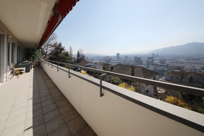 Objet de prédilection - appartement 5 1/2 pièces avec terrasse et vue imprenable sur Zurich, lac et montagnes (1)