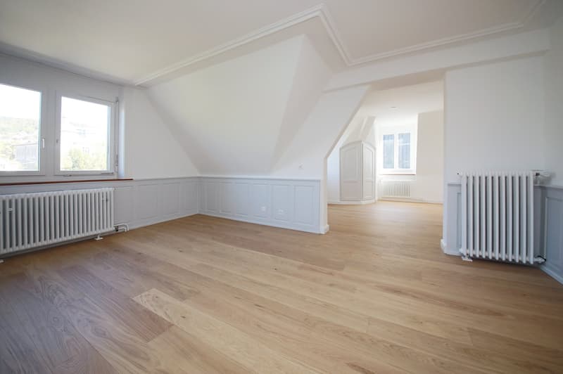 Stilvoll renovierte 5.5-Zimmer-Altbauwohnung mit eigener und Dachterrasse (3)