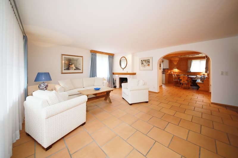 3.5-Zimmer-Top-Wohnung (115 m2) in charmantem Chalet mit Sauna - Klosters Platz (6)