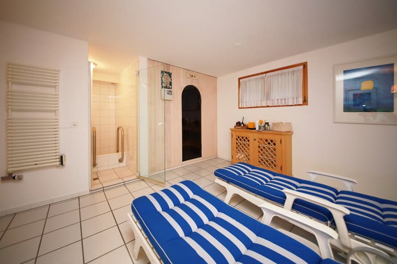 3.5-Zimmer-Top-Wohnung (115 m2) in charmantem Chalet mit Sauna - Klosters Platz (19)