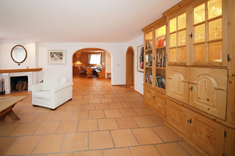 3.5-Zimmer-Top-Wohnung (115 m2) in charmantem Chalet mit Sauna - Klosters Platz (7)