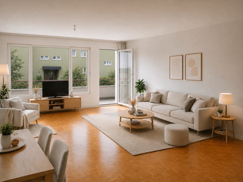 Helle grosszügige 3.5 Zimmerwohnung an ruhiger Lage (3)