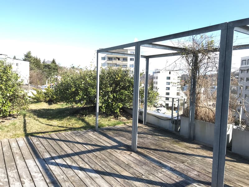 Rooftop! Bright apartment with huge rooftop terrace in central location! (2)