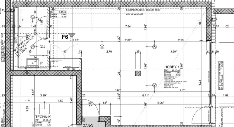Grundriss Atelier H1