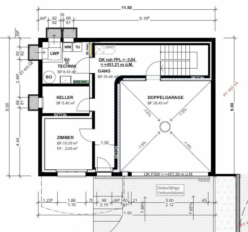 À vendre à 8556 Wigoltingen, nouvelle maison individuelle détachée de 6½ pièces sur la pente sud, dans un endroit calme et ensoleillé avec vue lointaine / construction solide ! (3)