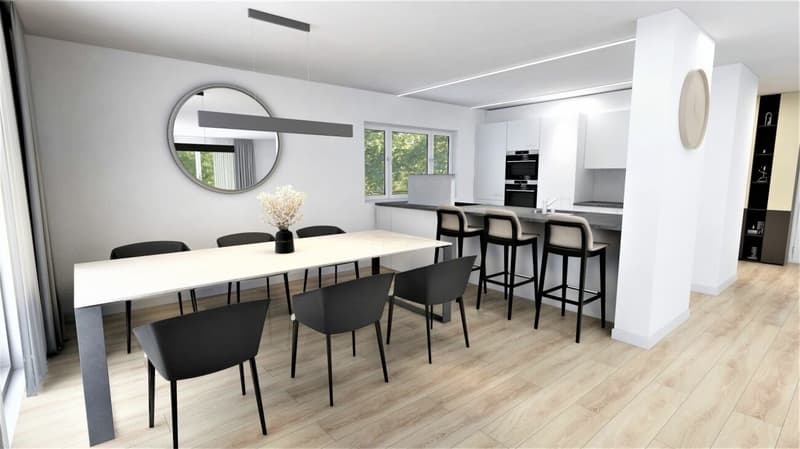 À vendre à 8556 Wigoltingen, nouvelle maison individuelle détachée de 6½ pièces sur la pente sud, dans un endroit calme et ensoleillé avec vue lointaine / construction solide ! (6)