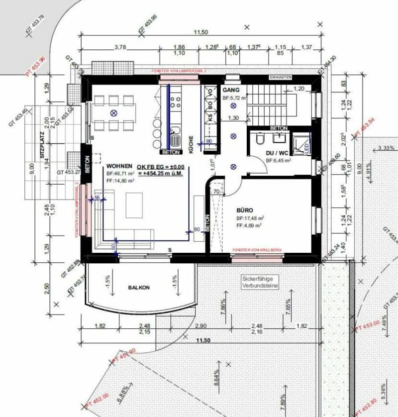 À vendre à 8556 Wigoltingen, nouvelle maison individuelle détachée de 6½ pièces sur la pente sud, dans un endroit calme et ensoleillé avec vue lointaine / construction solide ! (4)