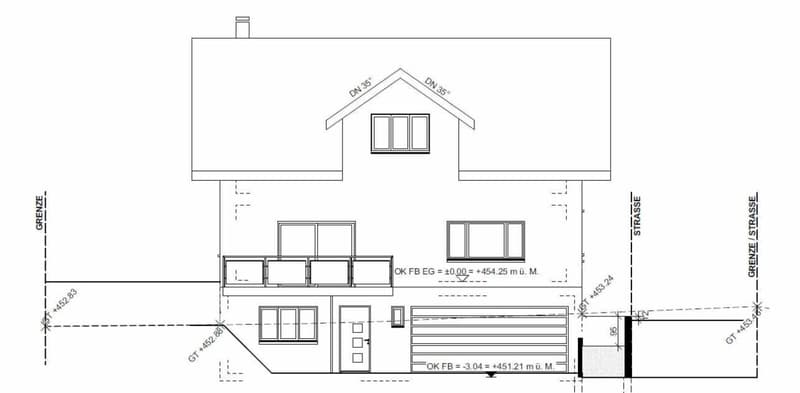 À vendre à 8556 Wigoltingen, nouvelle maison individuelle détachée de 6½ pièces sur la pente sud, dans un endroit calme et ensoleillé avec vue lointaine / construction solide ! (11)