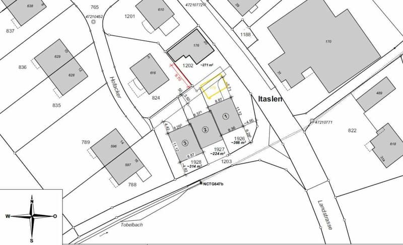 For sale in 8362 Itaslen near Balterswil, new 5½ room single-family house, in an unobstructable location adjacent to an agricultural zone, with a far-reaching view of the meadow! (2)