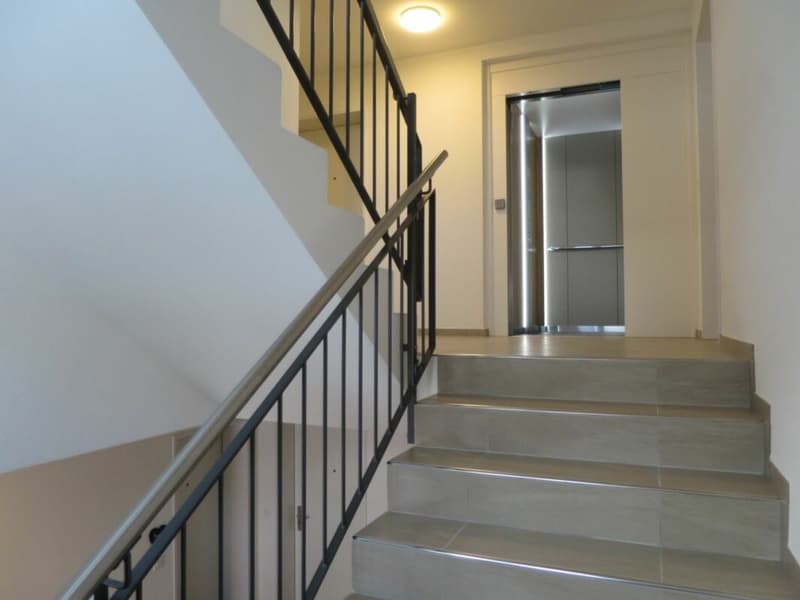 For sale on Bleichelistr. 5 in Bühler, near Teufen: 3.5 room first occupancy apartment with generous layout on the 1st floor. (10)
