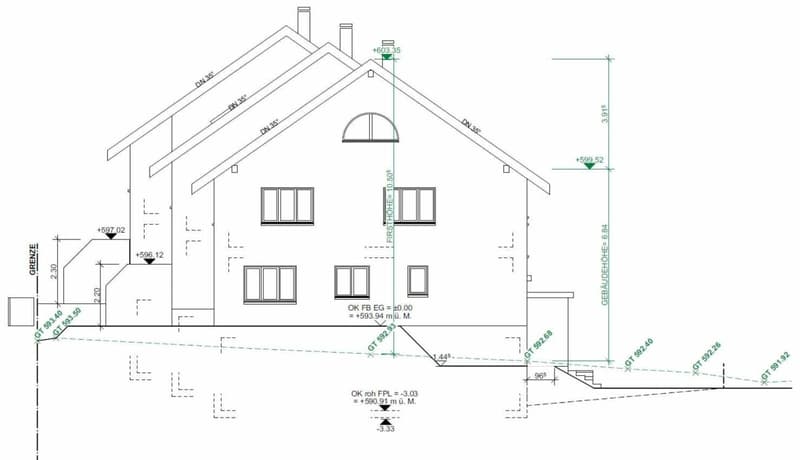 Zu verkaufen in 8362 Itaslen bei Balterswil, neues 5½ Zi.-ECK-EFH, an unverbaubarer Lage angrenzend an Landwirtschaftszone, mit Weitsicht auf Wiese und Wald ! (9)