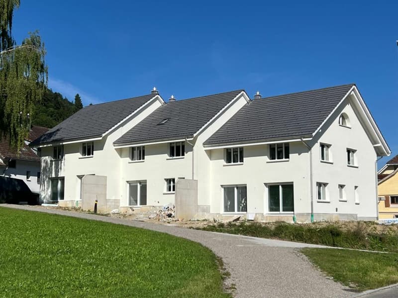 Zu verkaufen in 8362 Itaslen bei Balterswil, neues 5½ Zi.-ECK-EFH, an unverbaubarer Lage angrenzend an Landwirtschaftszone, mit Weitsicht auf Wiese und Wald ! (1)