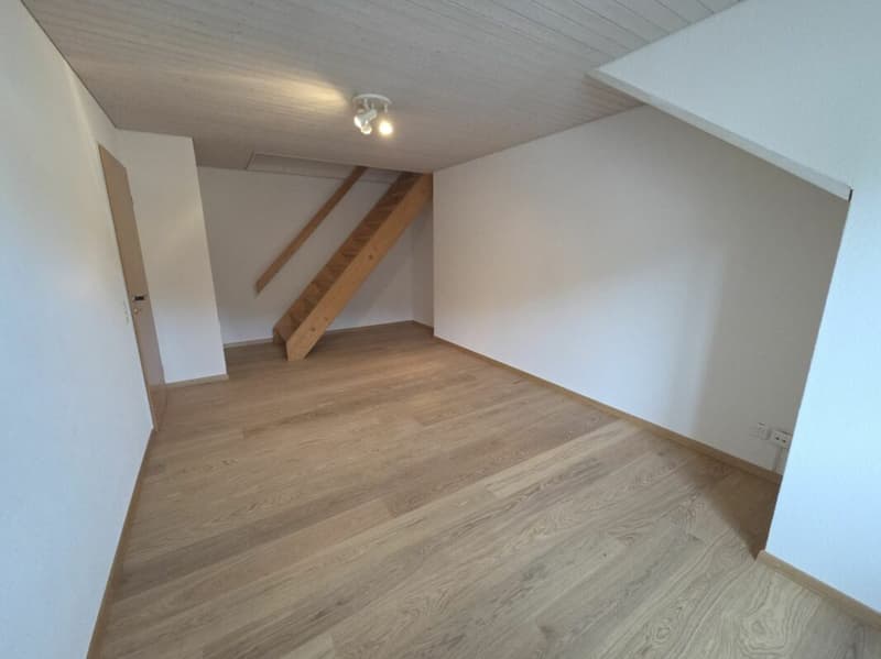 Zu verkaufen an der Haushaldenstrasse 2a in 8374 Dussnang; grosse 5½ Zi.-Dachwohnung, an ruhiger, sonniger Lage /nur 2 Gehminute bis ÖV ! (14)