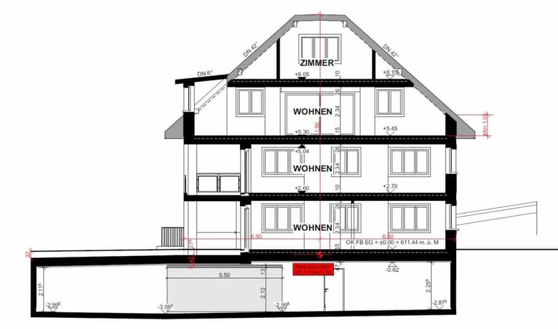 Zu vermieten 3½ Zi.-Whg., an der Maugwilerstrasse 40 in 9552 Maugwil bei Bronschhofen /103 m2 Wohnfläche, naturverbundene Lage /Steuerfuss 9500 Wil ! (6)