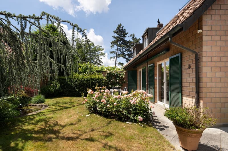 Single-family house with garden and garage box (2)