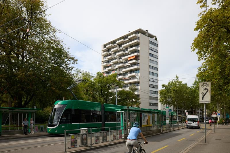 Zentral Wohnen - hoch über Basel und mit Weitblick über den Schützenmattpark (1)