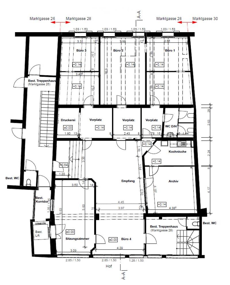 Grundrissplan