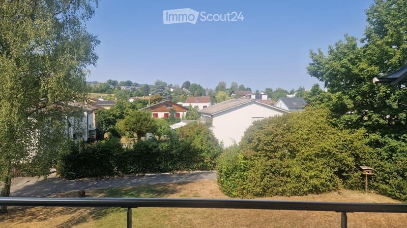 Aussicht vom Balkon