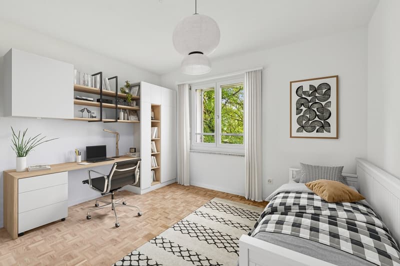 Appartamento di 3.5 locali con balcone soleggiato e vista sul verde (5)
