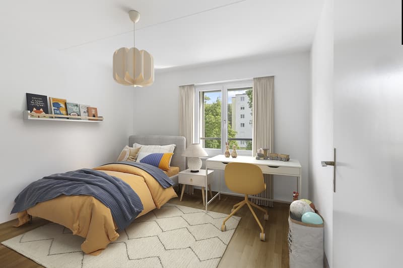 Appartement 4.5 pièces avec terrasse ensoleillée sur le toit et vue sur la verdure (6)
