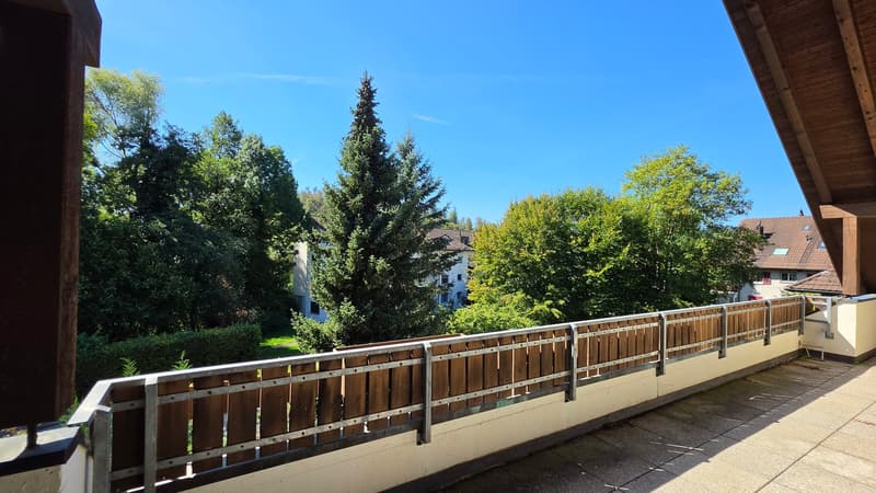Aussicht vom Süd-Balkon