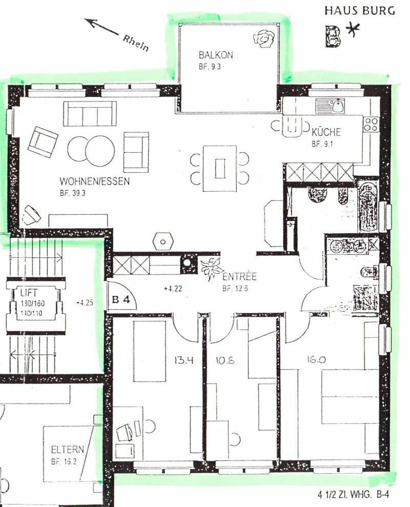 Grundrissplan